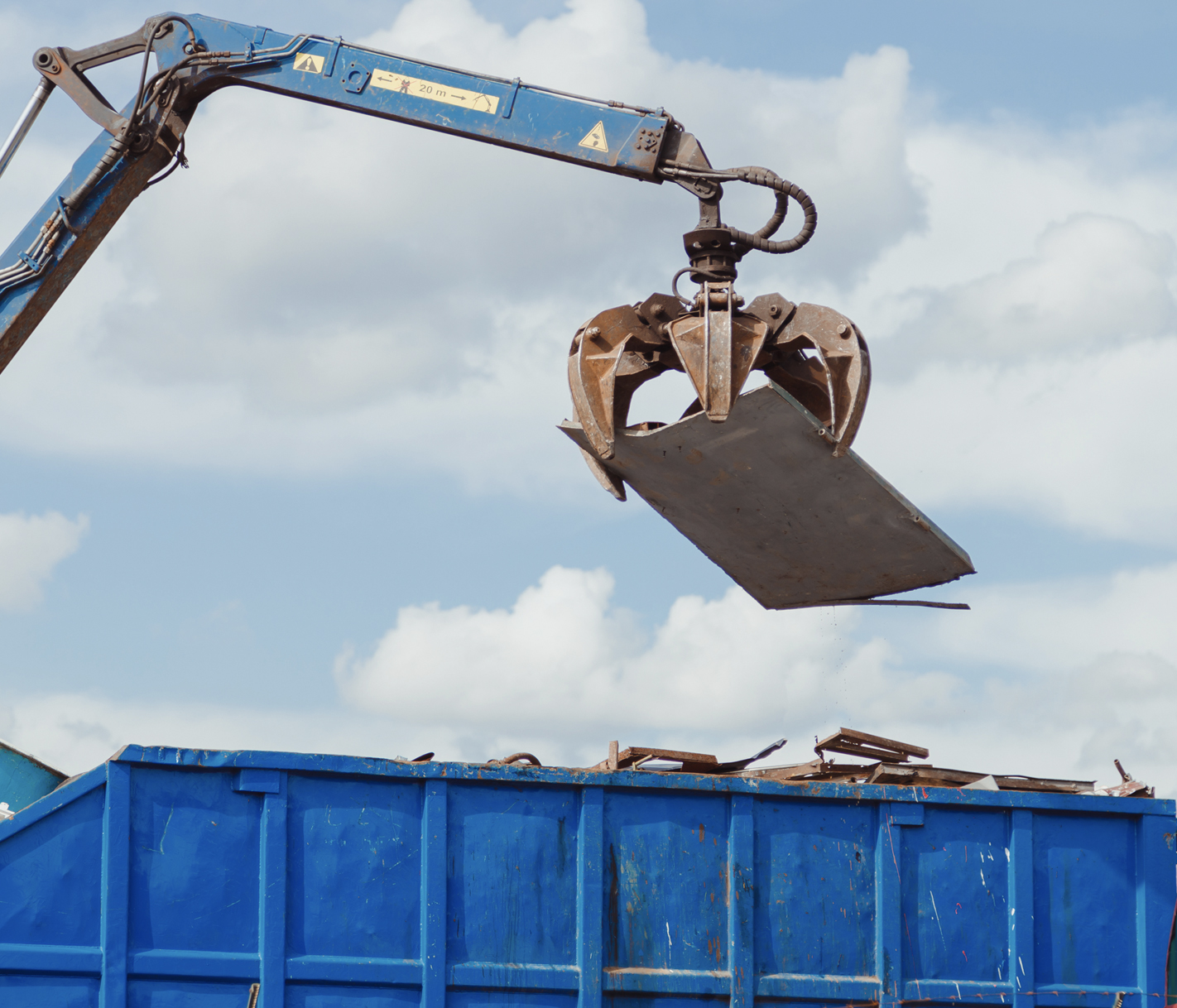 Camión de reciclaje